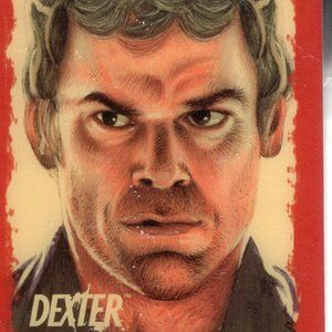 DEXTER SEASON 3 TREV MURPHY SKETCH CARD OF MICHAEL C HALL VERY RARE! 1/1